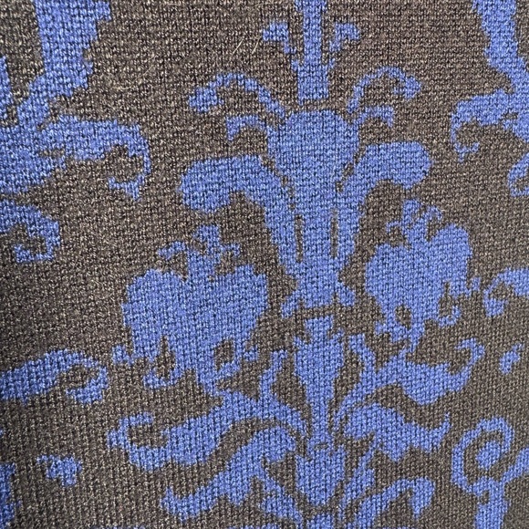 Romeo + Juliet Blue & Black Sweater Dress Sz Small - Picture 6 of 7